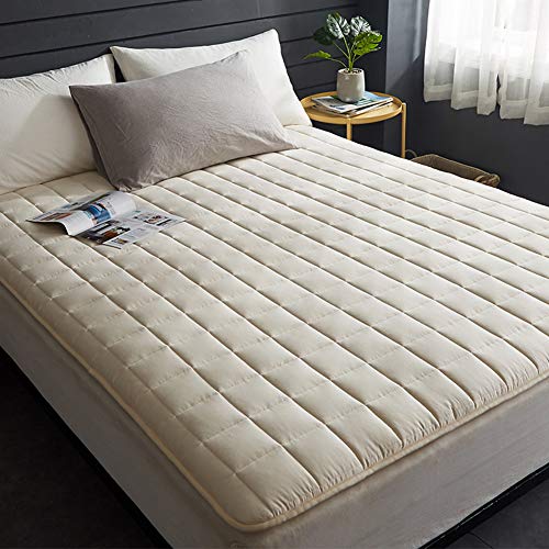 NSAIH Materasso Tatami,Coprimaterasso,Pieghevole,Futon da Viaggio,Materasso dormitorio,Materasso Antiscivolo,per Campeggio,Esercizi di Yoga,Aggiunto Come Cappello Superiore al Materasso Pieno