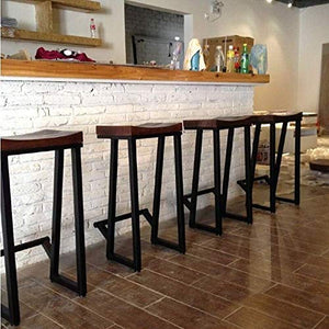 HYY-YY Moderno bar Sgabelli Set Bar piani cucina Caffè Creativo alto sgabello da bar Sedia Sgabelli legno pranzo Tavolo da pranzo Sgabello vestito da cucina e casa Sgabelli (Colore: Beige, Dimensione: