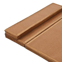lovehouse Materasso Pieghevole Triplo con Rivestimento sfoderabile, in Rattan Naturale, Materasso per Ospiti, per Bambini e Bambine, A, 90x200cm(35x79inch)