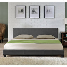 Corium Letto in Tessuto Grigio Scuro di Alta qualitá 140x200cm di 100% Poliestere