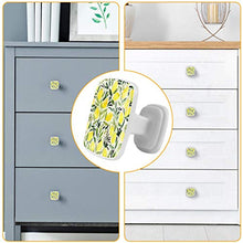 Agrumi Limone 4 PCS Pomelli per Porta, Pomolo per Mobile, Pomelli per Mobili con Viti, Maniglia per Armadietto, Pomelli per Porta, Pomelli per Cassetti per Porta, Armadio, Cassetto e Credenza