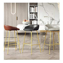 WGZ- Bar Stool Bar Stool Moda Creativa Bar Chair Casa Schienale Alto Seggiovia Bar Stool Rotante ad Alta Sgabello Sgabello Colazione Ristorante Ascensore Sgabello Moda (Color : Black)