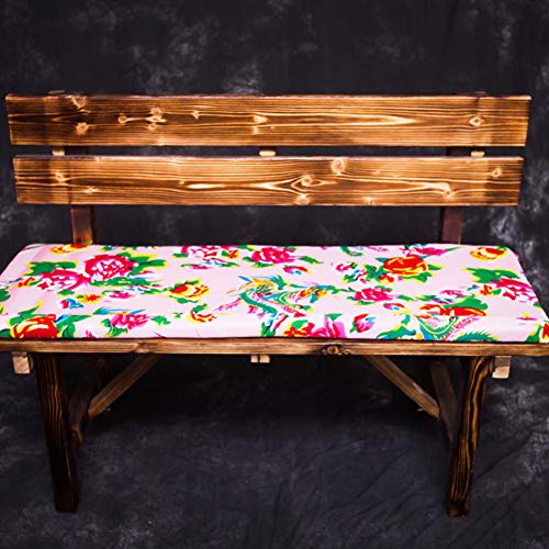 RUYII Cuscino da Giardino Panca da Giardino Spugna Mobili da Giardino Cuscini per Panca Lunghi,A-130×30cm