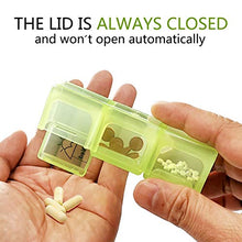 HONZUEN Portapillole Settimanale Giornaliero, Pill Box 7 con 21 Scomparti per Mattino, Pomeriggio, Sera, Viaggio Portatile Porta Pillole, Porta Medicine Settimanale per Farmaci e Integratori