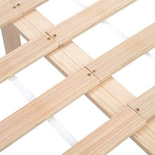 WGYDREAM Letto Struttura Letto Matrimoniale in Legno Massello con Rete A Doghe Base per Rete Solida Bianca per Ampio Spazio di Archiviazione per Adulti, 200x140 Cm