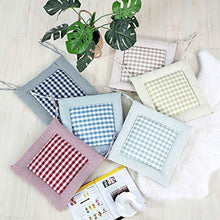 HYLX Cuscino Sedile, Cuscino Sedia, Cuscino Sgabello Rotondo, Cuscino Sedia Floreale Antiscivolo in Cotone Spesso, per Giardino, terrazza Esterna