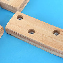 SKIESOAR - Sgabello rotondo, in legno curvato, antiscivolo, impilabile, con 4 gambe, 45,5 x 30 cm Blu