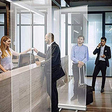 Topniu. (Usando in affari) Roll Up Banner Easy Tirare Transparent Roll Up Banner |PVC Sneege Guard, Scudo Scudo Scudo Scudo Schermo Scudo Schermo Popup Popup Banner Spit Protezione per scuole, Uffici
