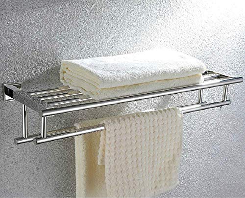 JKCKHA Northern Europe. Mensole Bagno Bar Bar Rack Appendiabiti cremagliera in Acciaio Inox Bagno Doppio Braccio cremagliera