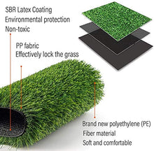 YUXO Artificiale Siepe Finta Foglia Edera Recinzioni decorative Foro di scarico utilizzato come recinzione del balcone Tappetino per animali domestici Tappeto Decorazione del giardino Simulazione di p