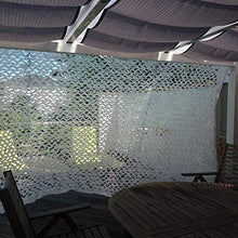 Tenda da Sole Mimetica Net,Camouflage Tela Netto,Tenda di Stoffa di 210D Oxford,Vele Ombreggiante Bianca,Rete Parasole Giardino,Rete Mimetica Per All'aperto,Copertura,Auto,Sfumature(4x6m/13x19.7ft)
