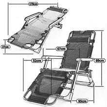 FACAZ Sedie da Giardino reclinabili, lettini Prendisole Zero Gravity Chaise Longue da Giardino per Esterni a Dondolo Supporto per Sedia a Sdraio 440 libbre (Colore: Nero)