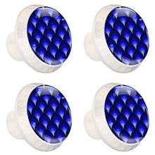 Maniglie per cassetti Manopole per cassetti Manopole rotonde Confezione da 4 per armadietto, cassetti, cassettiere, cassettiere ecc. Gradient ColFlower Pesce