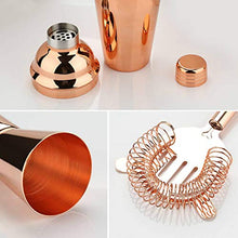Wenzhihua Set di Miscelazione per Cocktail Set di Cocktail Shaker Set, 16pcs Bartender Kit per Miscelatore Vino Martini, Strumento di Barre in Acciaio InoxStrumento A Barre