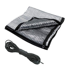 Rete parasole YXX Pannelli in Stoffa Riflettente con Paralume con Corda, Rete di frangisole rinfrescante for Giardinaggio, coperchi for telai in Alluminio al 75% con Sunblock (Size : 2m×3m)