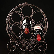FAGavin Creativo Cremagliera del Vino del Ferro Battuto Decorazione Domestica del Vino della Decorazione del Vino Cremagliera Europea del Vino di Ferro