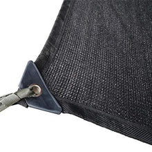 Telo Ombreggiante, Bordo nastrato in Tessuto Parasole con Parasole con passacavi - Copertura in Rete Coperta for Giardinaggio for Posto Auto Coperto, pergola, Serra, Prato e Patio (Size : 5m x 5m)