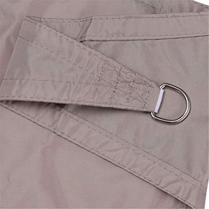 XJHKG Tenda A Vela Parasole Triangolare, Vela Ombreggiante Corde 3 di Supporto Impermeabile Protezione Raggi UV per Giardino Balcone Terrazza (3 x 3 x 3m,Khaki)