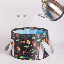 Lavabo pieghevole Portatile, lavabo Resistente alle Alte Temperature, Materiale PEVA, Manico in Nylon Spesso e Resistente all'Usura