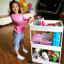&ripiano di stoccaggio Cremagliera carrello con portaoggetti da cucina rotondo per bambini Scaffale di finitura