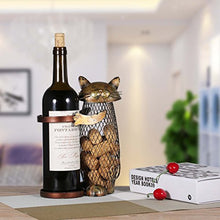 Porta Vino,Galapara Portabottiglie di Vino a Forma di Gatto,Porta Bottiglie di Vino per Arredamento Casa e Regalo Casa Nuova
