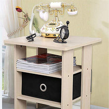 Comodino in legno, comodino, comodino, comodino, comodino con cassetto in tessuto non tessuto, libreria per soggiorno, camera da letto, soggiorno, comodino, ufficio o salotto