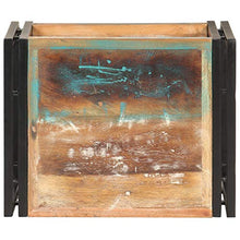 Tidyard Tavolino da caffè Vintage Industriale in Legno Massello Recupero 40x30x40 cm,Tavolino da Salotto Industriale in Legno,Tavolino per Divano in Legno,Tavolino Laterale Vintage Industriale