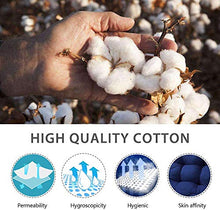 Lovemorebuy - Cuscino per sedia a dondolo da giardino, antiscivolo, con laccetti per schienali, cuscini per sdraio da cortile, pieghevole, in memory foam (blu navy-120 x 48)