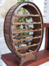 DanDiBo Scaffale Vini Botte-Vino per 24 Bottiglie verniciatura Marrone Bar Supporto Bottiglie Botte Porta Bottiglie