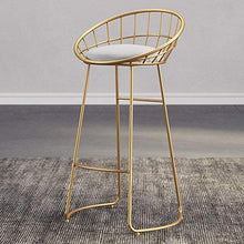 Sedia da pranzo, sedia a bracciolo, seggiolone, sgabello altezza bar sgabello sedia moderna in ferro for il tempo libero sedia da pranzo, pub, cucina, caffetteria, bar, max.Carica 200KG, 1.65 cm FACAI