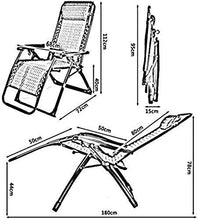 HaoLi Reclinabile Pieghevole, Lettino Prendisole Poggiatesta Pieghevole Zero Gravity Regola l'altezza Lettino da Giardino reclinabile, Lettino Prendisole