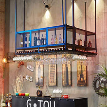 ZYLZL Portabottiglie per Vino da Bar Portabottiglie per Vino da Parete per Ristorante ， Portabottiglie in Metallo Nero da Appendere a Parete per Vino in Vetro Champagne Porta Calici, Solido,150X30X52