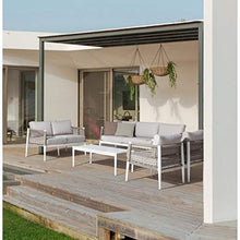 Bizzotto Divano 2 Posti Calypso Bianco con Cuscini cod.0662672
