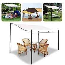 TRITTHOCKER 3 * 3, Tenda a Vela, Impermeabile Panno dello Schermo di Oxford, Adatto per Esterno Cortile Cortile terrazza con Giardino di Sabbia baldacchino,Beige