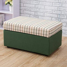 Sgabello con struttura a strisce, Divano in tessuto Sedile smontabile Panca alta Sedia in spugna elastica Ottoman portatile 50 * 50 * 42cm / 80 * 50 * 42cm Camera da letto Soggiorno disponibile, Rosso