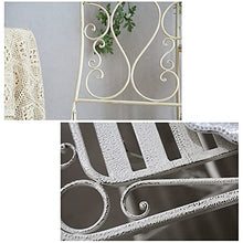 Sedia da Giardino in Metallo Semplice da Banco in Ghisa, Decorazione per Mobili in Metallo A 2 Posti per Patio Esterno, Facile da Montare, 130x40x94cm