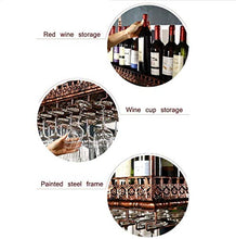 PZW Cremagliera Del Vino Semplice e Creativa/Portabicchieri Appesi per Vino Rosso/Portabicchieri Appesi Invertiti/Asta Principale Creativa/Portabicchieri Appesi per Portabottiglie, 100 * 35 C