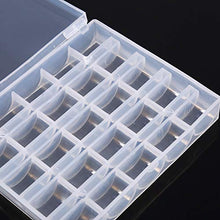 Taidda- Scatola Trasparente di immagazzinaggio dell'organizzatore, Scatola di Bobine vuote in plastica da 1pc Scatola da Cucito Scatola Trasparente di immagazzinaggio dell'organizzatore per 25 Bobine