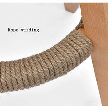 YDD Sgabello da Bar Girevole in Legno massello, Cotone/Imbottitura Morbida, Imbottitura in Spugna ad Alta densità, Struttura in Legno massello, Schienale Curvo, Elegante seggiolone Casual