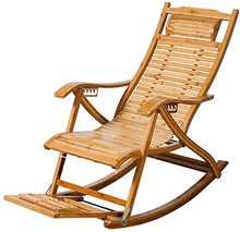 XLYYHZ Poltrone da Patio Comoda Poltrona, Patio da Spiaggia, Sedia a Sdraio, Poltrona reclinabile, Poltrona in bambù, Poltrona da Interno o da Esterno