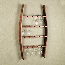 DZX Portabicchieri Europeo da Appendere in Legno massello Moderno e Minimalista a Testa in Giù Scaffale per Bicchieri da Vino per Uso Domestico Soggiorno Scaffale Creativo per Bicchieri Alti Hi