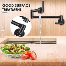 TTLIFE Rubinetto da Cucina Ottone senza piombo Rubinetto pieghevole Rotazione di 360 ° Rubinetto pieghevole a parete Bocca girevole e abbattibile