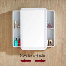 Verticale 275"X275 X55 Lega di Alluminio Bagno Specchio da Parete Armadietto dei medicinali Casa Cucina Soggiorno Specchio Mobile Arrotondato Porta Supporto da Parete Scaffale Organizzatore