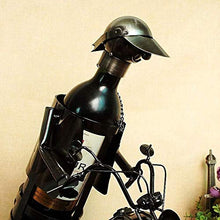 LHQ-HQ Vino Wine Rack creativa guida del motociclo stile cremagliera Mobili ornamento decorazione ferro vino rack Bottle Holder Vino contenitore decorazione domestica del mestiere del ferro regalo Art