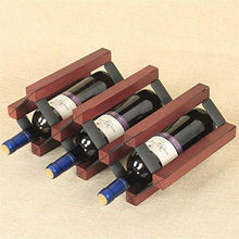 Wine Rack Holder 5 bottiglie di vino rack -Solid legno Multi-Function Piano Vino Shelf Calice Hanging Shelf WTZ012 (Color : Antique Color)