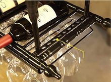PZW Cremagliera Del Vino Semplice e Creativa/Portabicchieri Appesi per Vino Rosso/Portabicchieri Appesi Invertiti/Asta Principale Creativa/Portabicchieri Appesi per Portabottiglie, 120 * 30 C