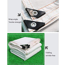 Panno ombreggiante con Occhielli con Rivestimento in Sunblock, 90% UV Bianco per Canile O Serra con Copertura Vegetale, 130 G/M² (Size : 1×1m)