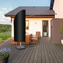 Herefun Telo Protettivo per Ombrellone, Fodera Protettiva con Asta Telescopica, Oxford 210D Copriombrellone Copertura Impermeabile, Resistente ai Raggi UV, 265 x 40 x 70 x 50 cm (280x30x81x46cm)