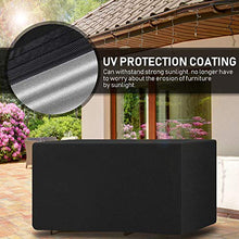 Copertura per Mobili da Giardino, Copertura Tavolo Esterno, Copertura per Tavolo da Giardino Rettangolare,Telo Mobili da Giardino Impermeabile, Tessuto Oxford Resistente, Anti-UV(180 x 120 x 74cm)