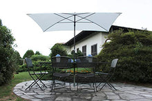Maffei Art 136R Kronos ombrellone Design Rettangolare, cm 240x150/4. Made in Italy